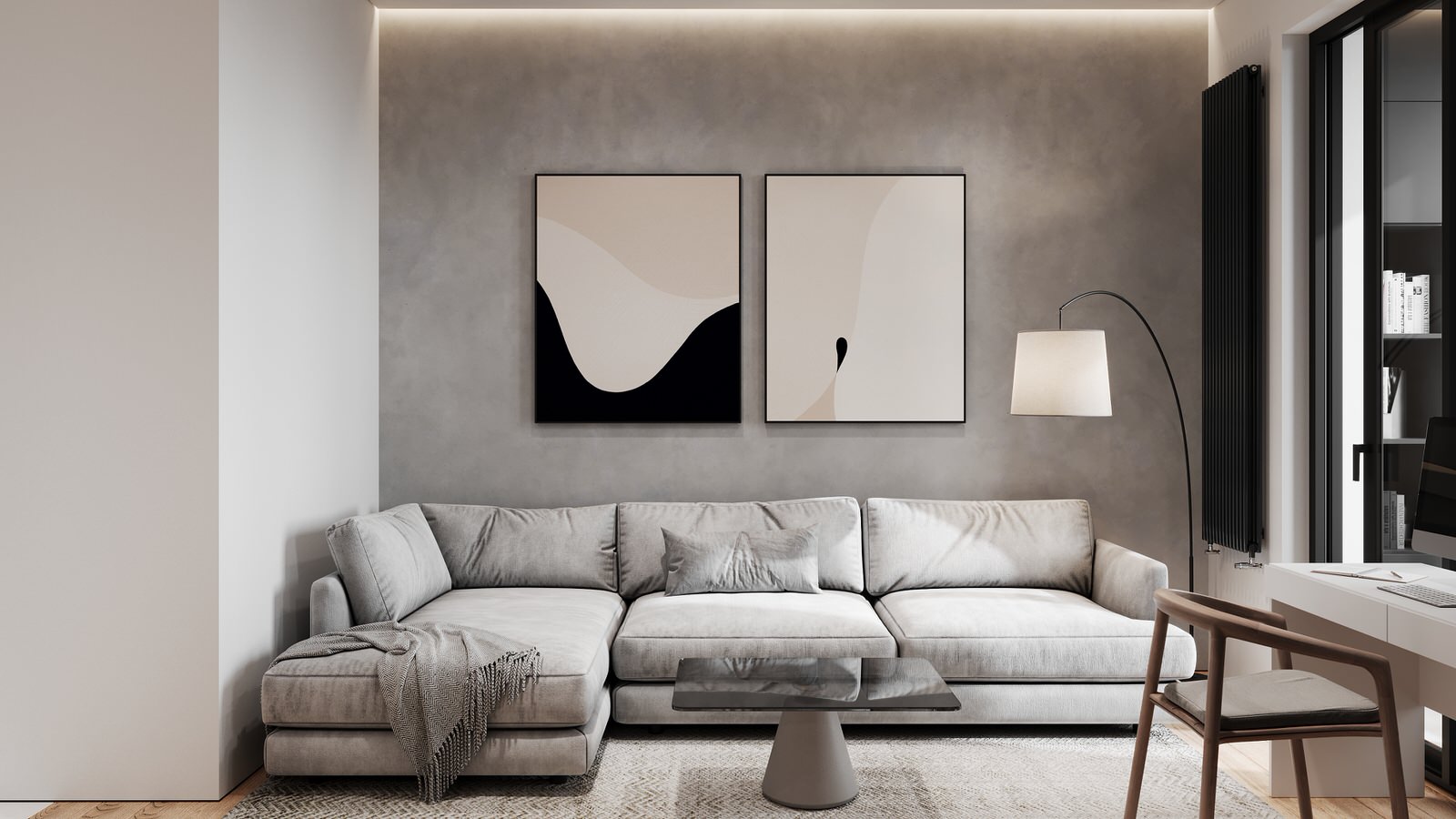 Современная квартира для молодой пары