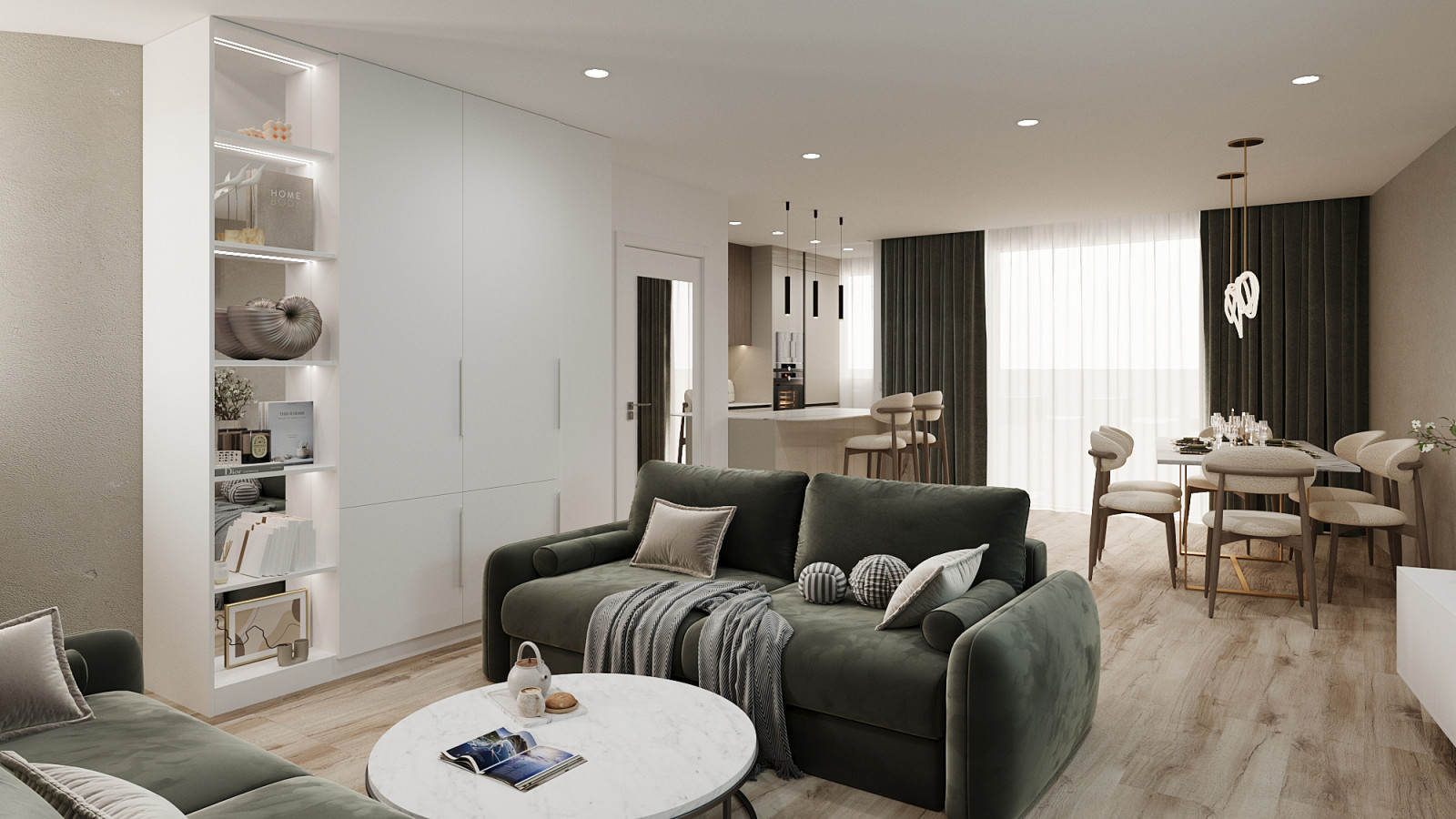 Salon-comedor en Playa San Juan