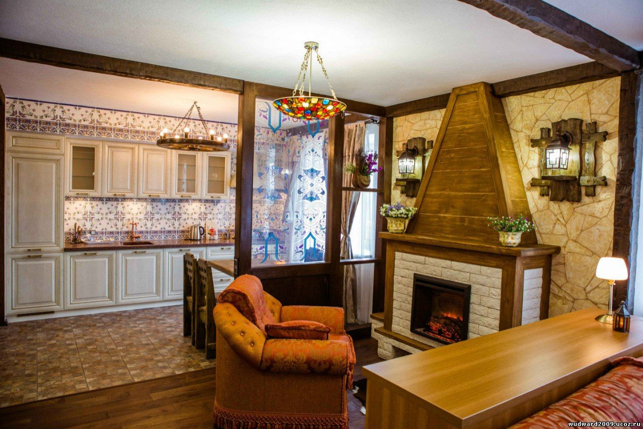 Квартира-гостиница в стиле Шале.