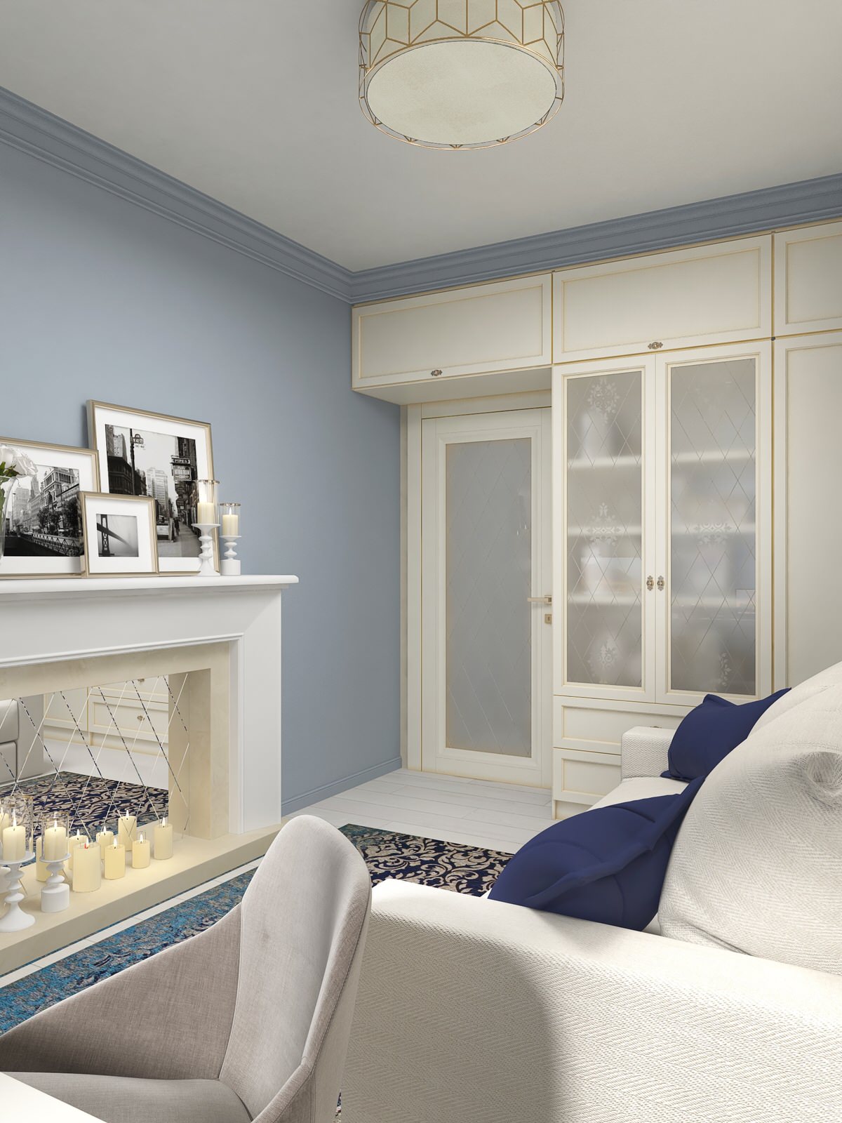 Кабинет для папы - спальня для для дочери