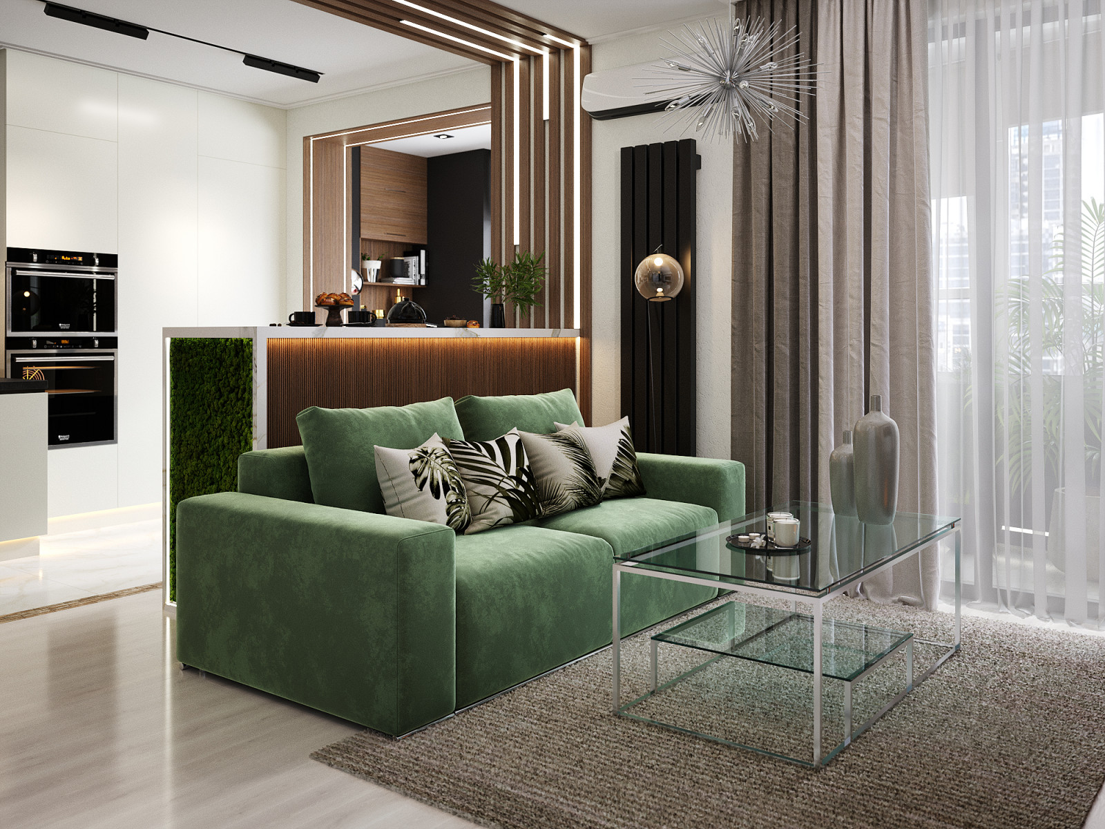 Квартира в ЖК в Краснодаре. S=55