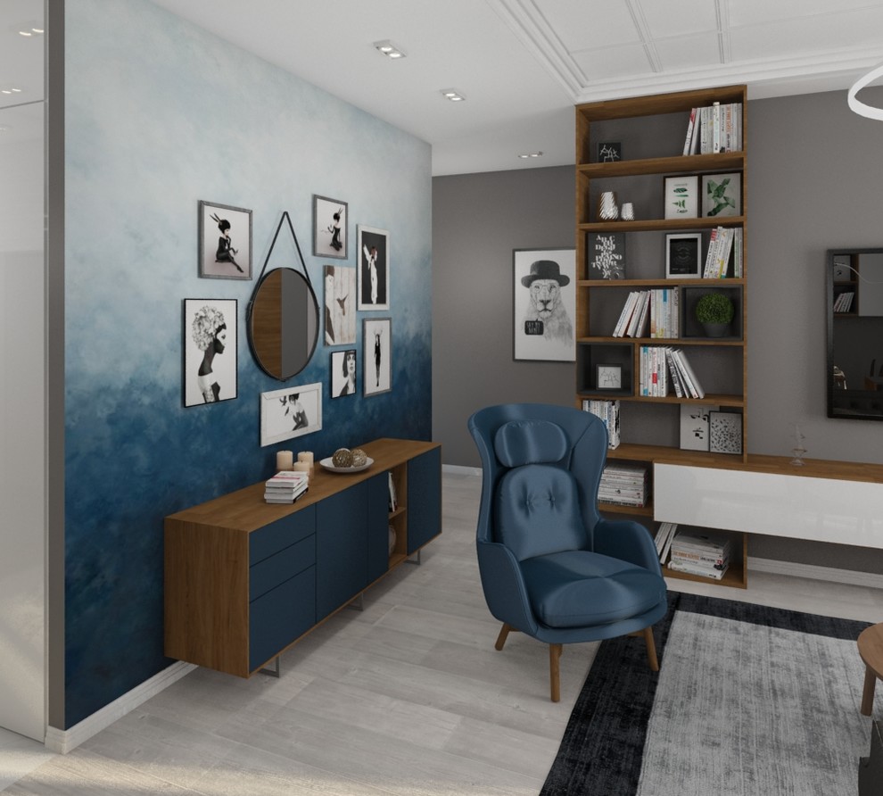 Квартира для молодой семьи в туманном настроении