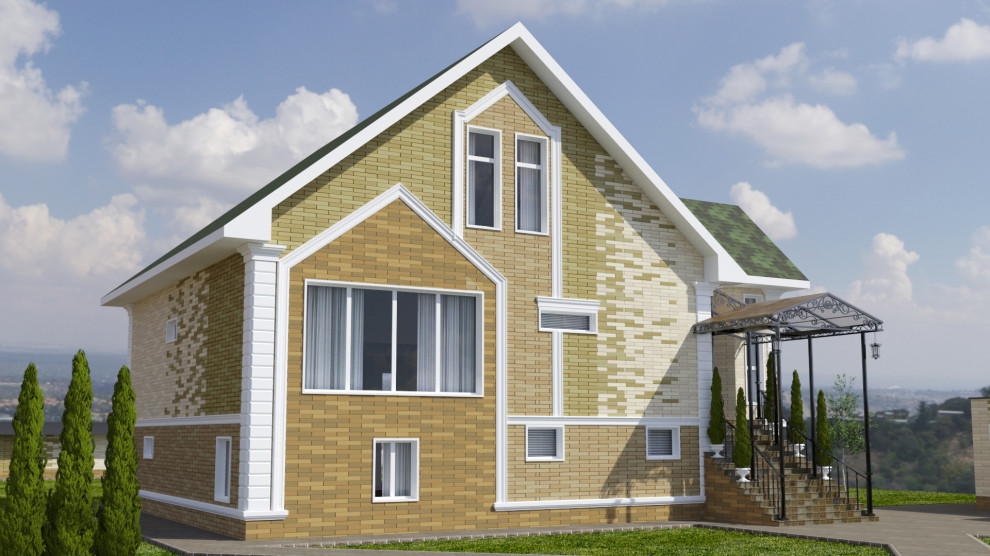 Навесная фасадная система "Магфасад-010"