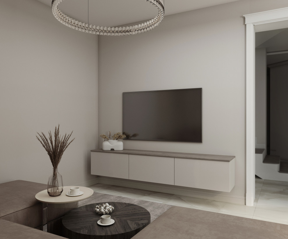 Дизайн-проект гостиной частного дома г. Ростов-на-Дону