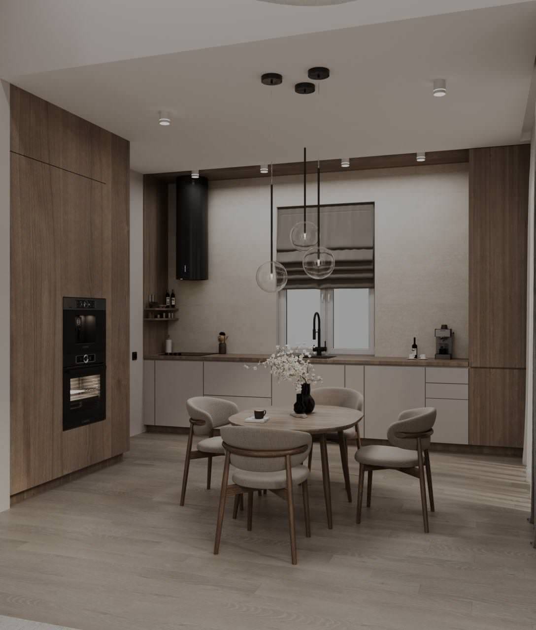 Дизайн-проект части дома в Геленджике