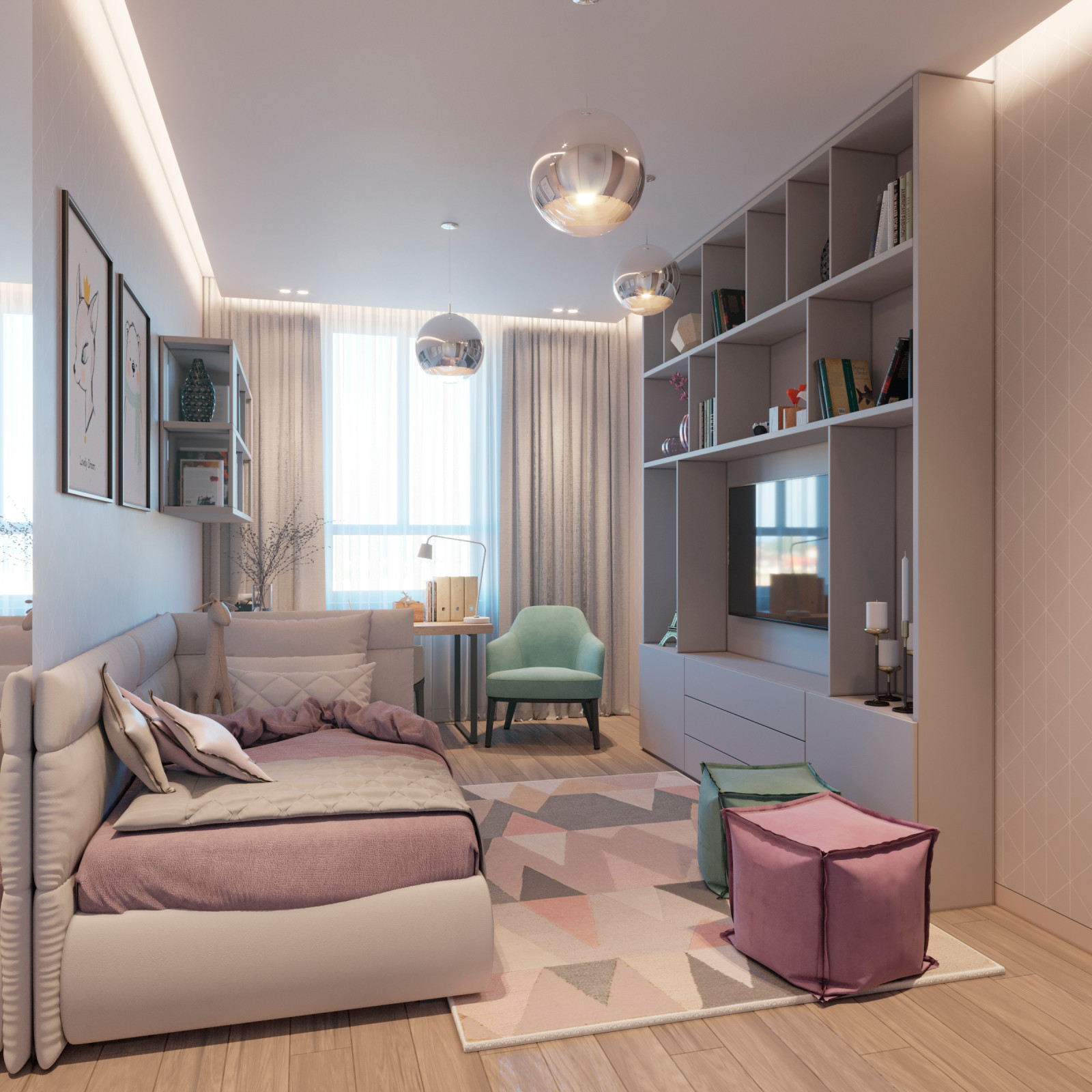 Проект квартиры в ЖК Онегин