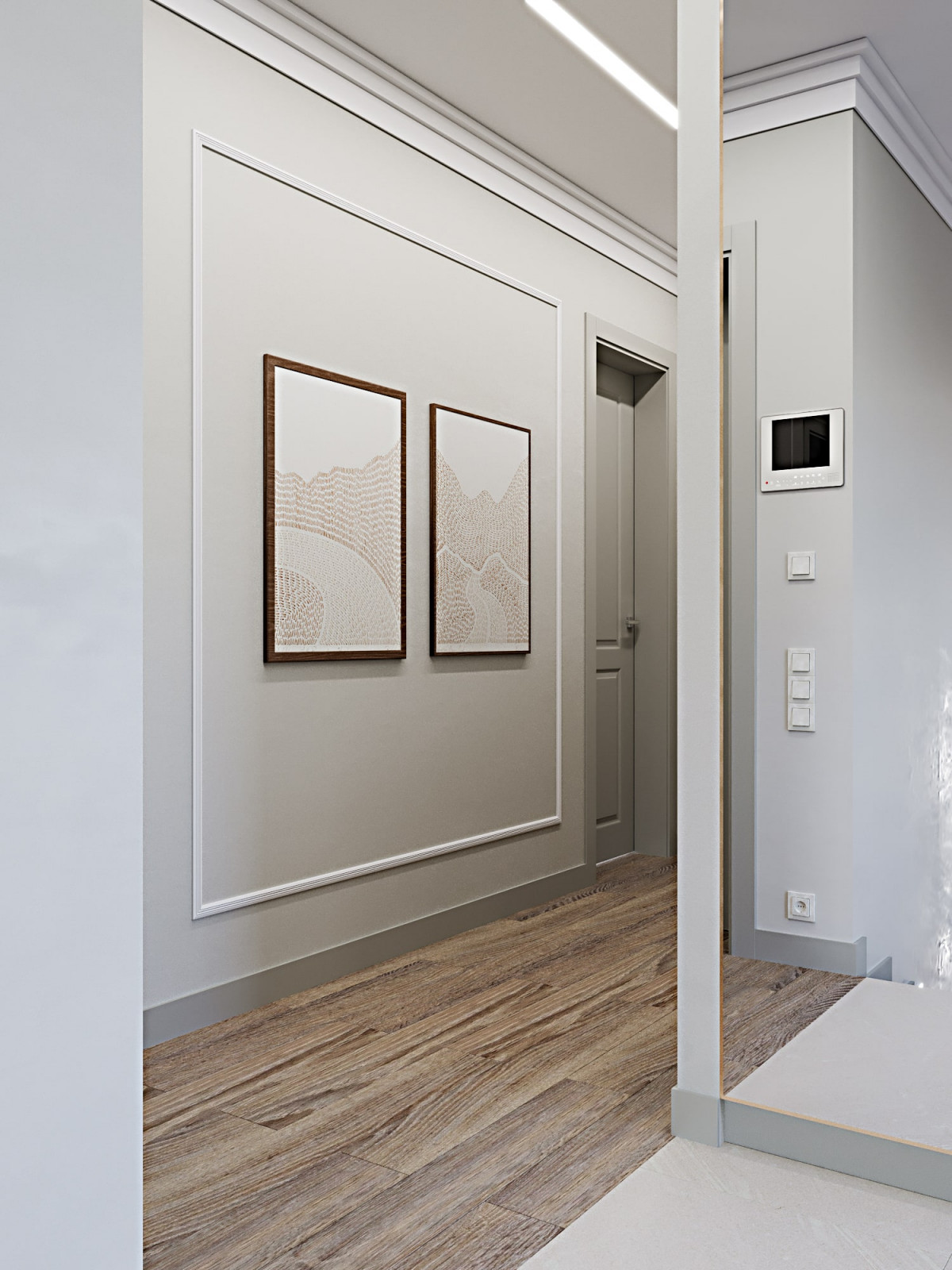 Дизайн коридора в частном доме