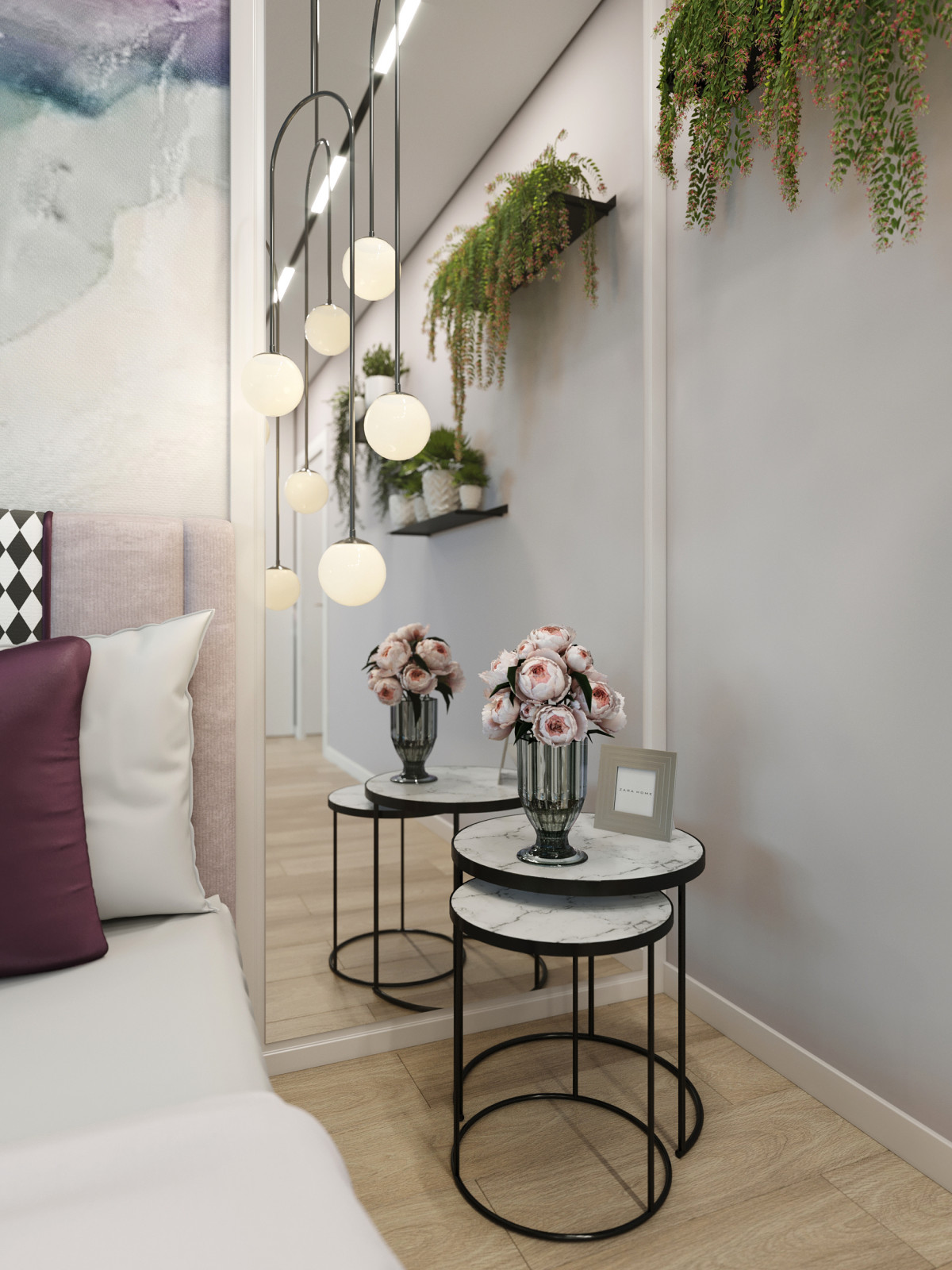 Зелёная спальня