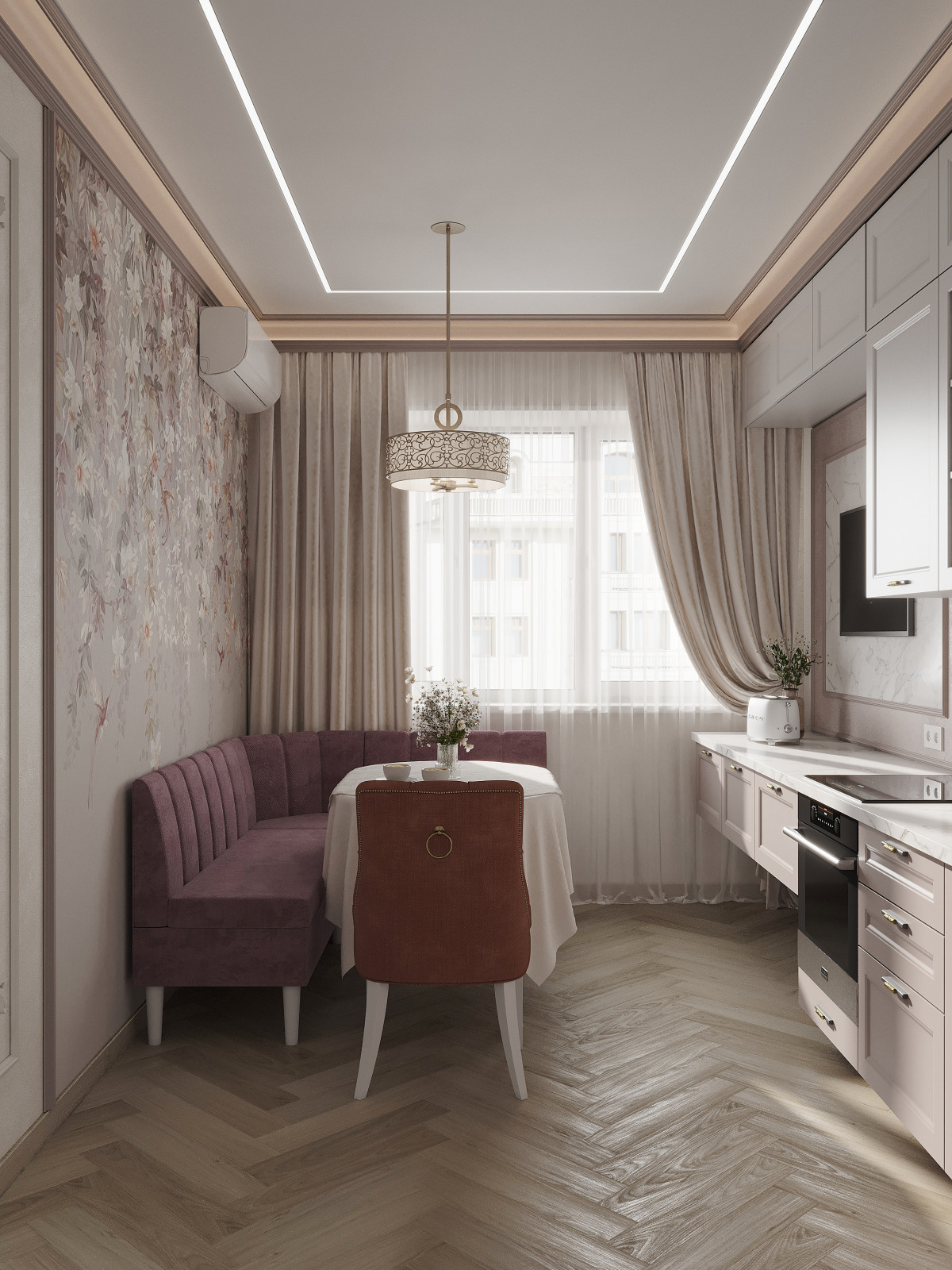 Дизайн двухкомнатной квартиры на Спортивной