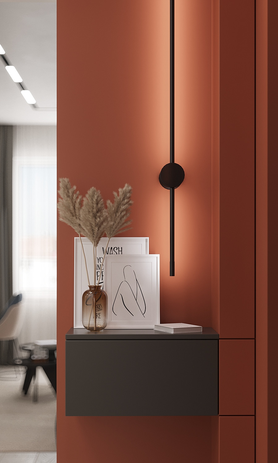 Современный интерьер в ЖК «Znak», Ижевск, 73 кв. м2