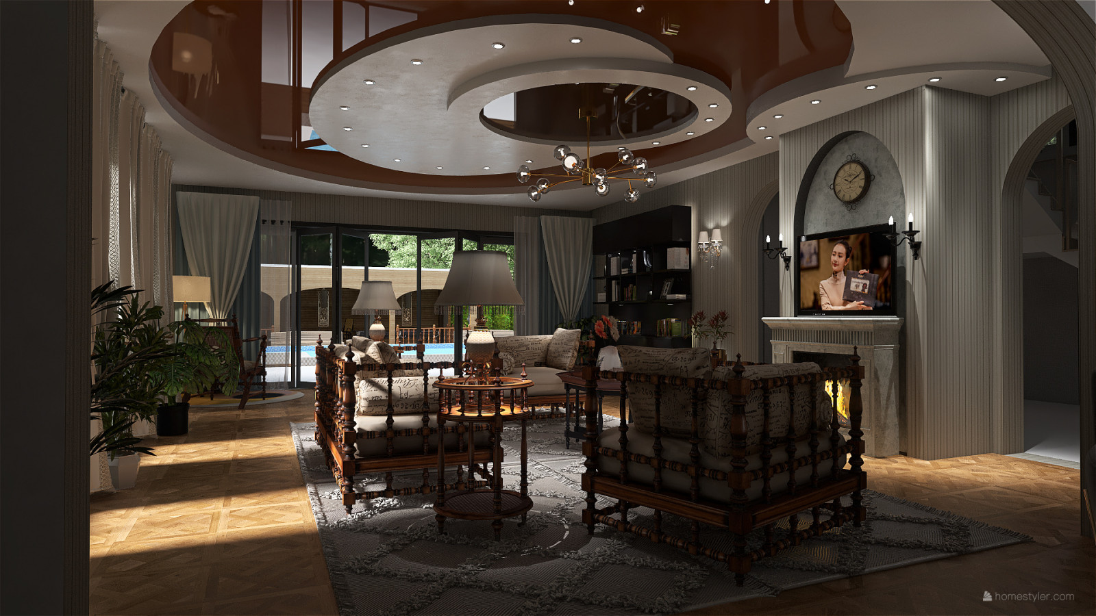 Коттедж 2-эт_ интерьер +экстерьер