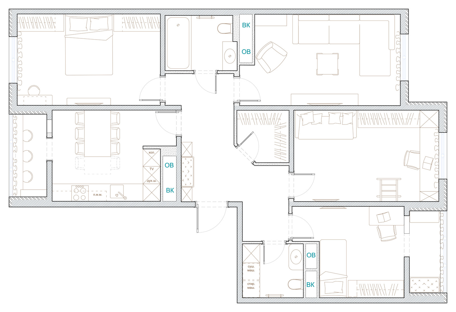 Обложка проекта: Квартира ЖК Лучи