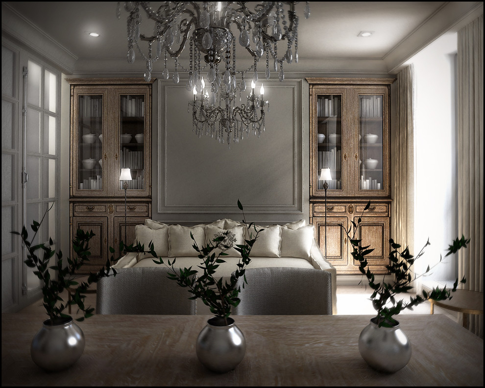 Проект интерьера трехкомнатной квартиры ЖК "AFI-Residence"
