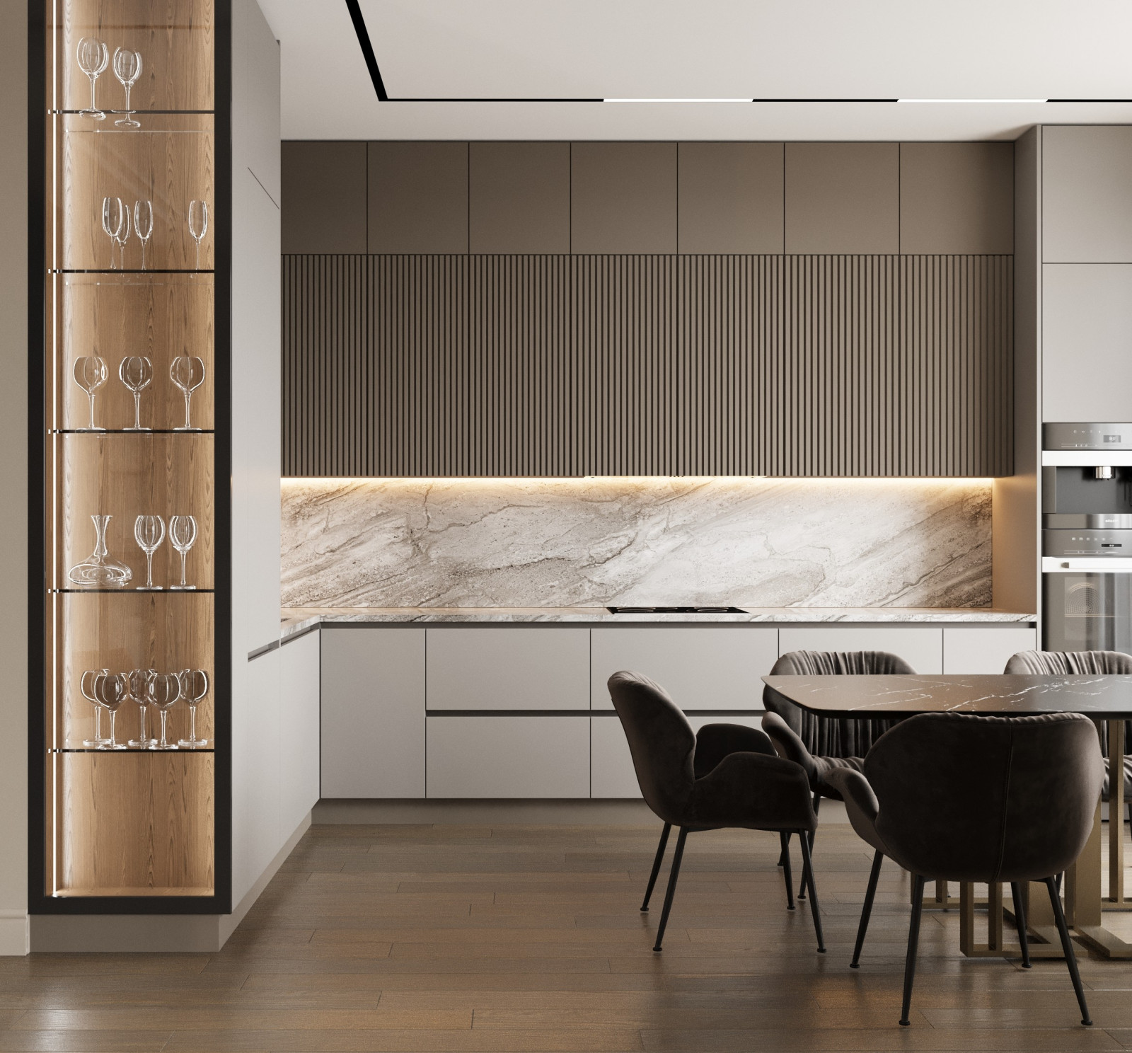 Дизайн 3-комнатной квартиры в клубном доме Futurist