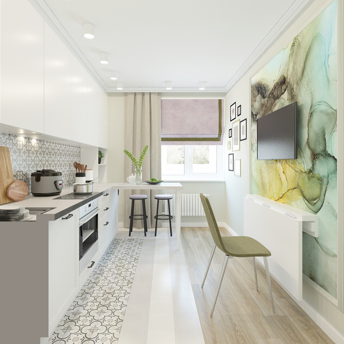 Квартира 51 м2 в жилом доме