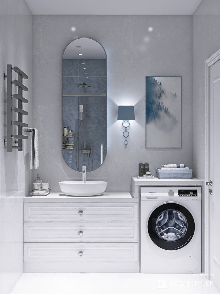 Обложка проекта: Санузел в современном стиле