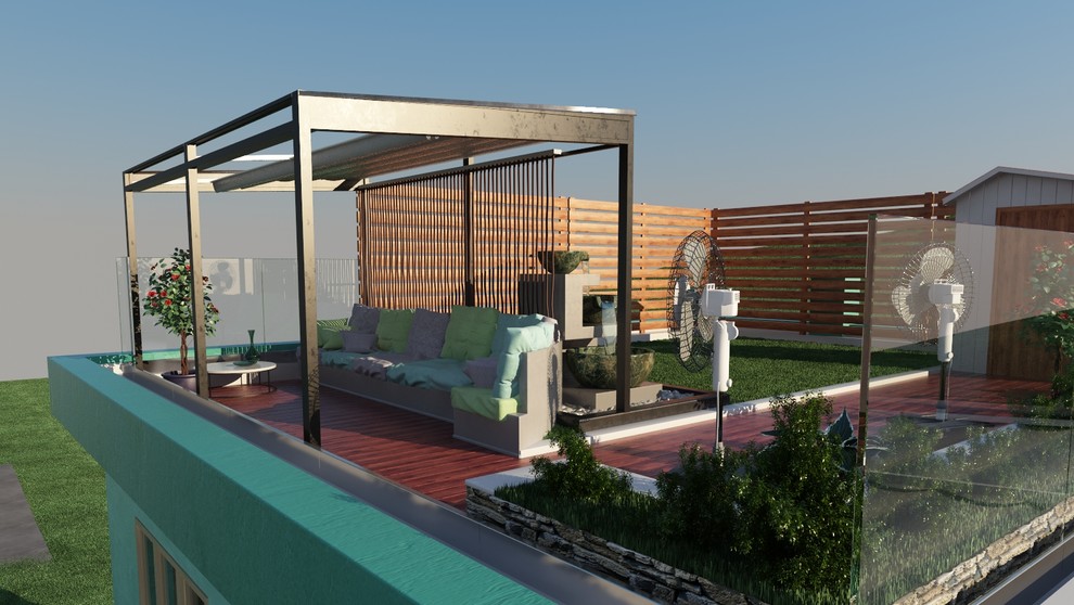 Барбекю на крыше