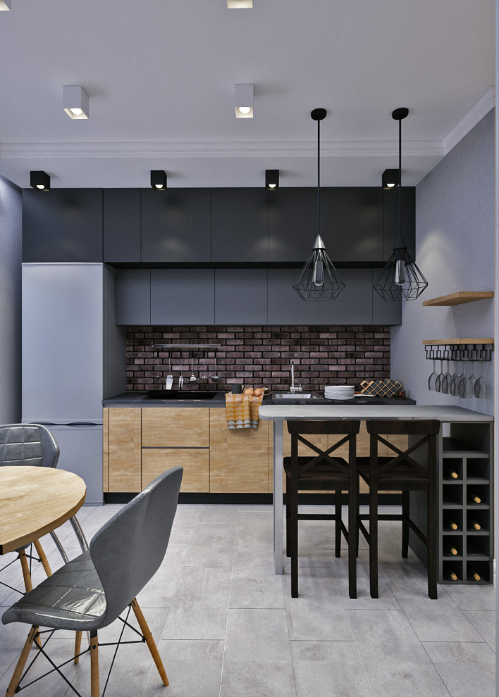 Интерьер квартиры в стиле Лофт