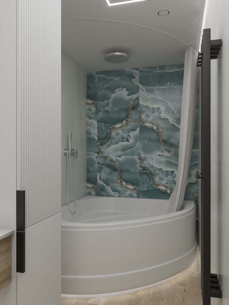 Визуализация дизайн-проекта квартиры 95 м кв, для пары с ребенком