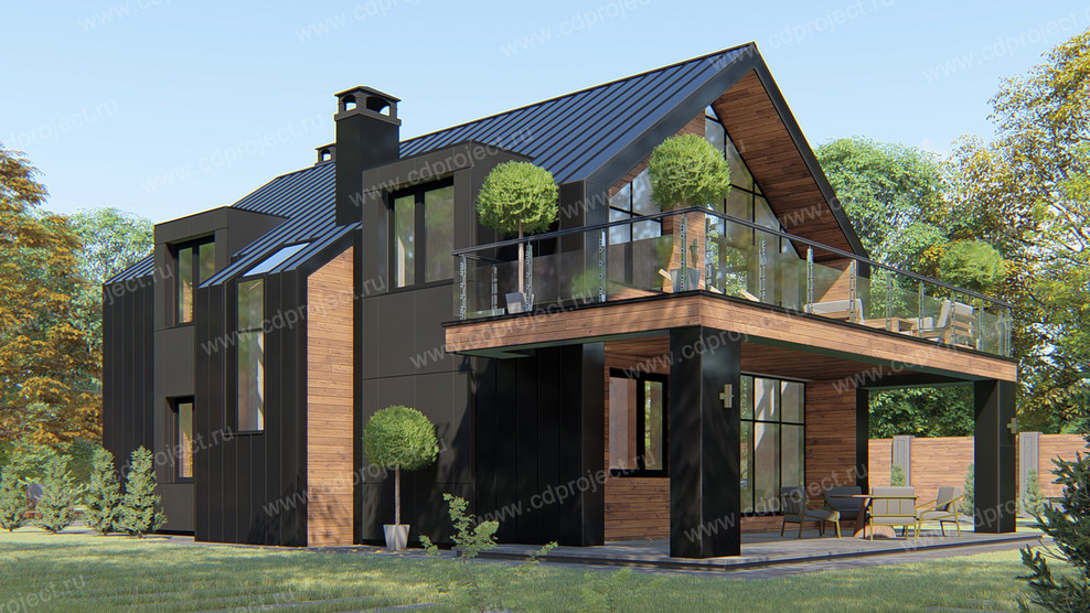 Загородный дом в стиле BARN HOUSE