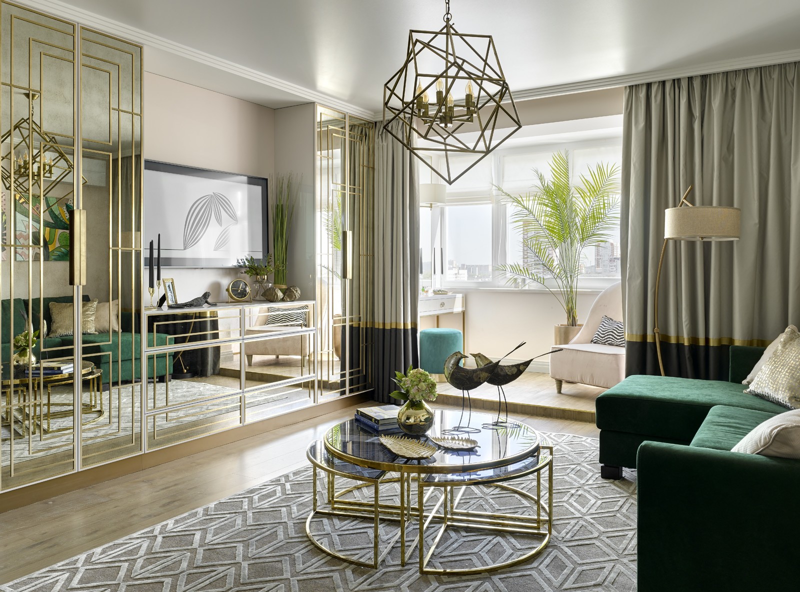 Квартира с тропическим настроением