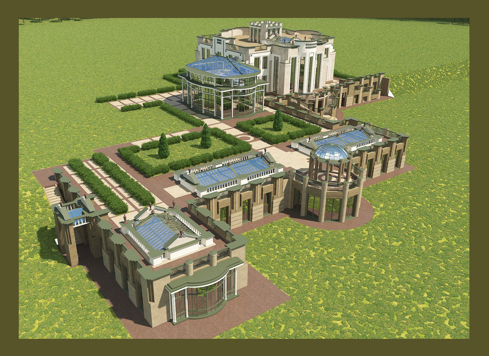 Обложка проекта: Главный дом 850м2 + бассейн + SPA комплекс (850м2)