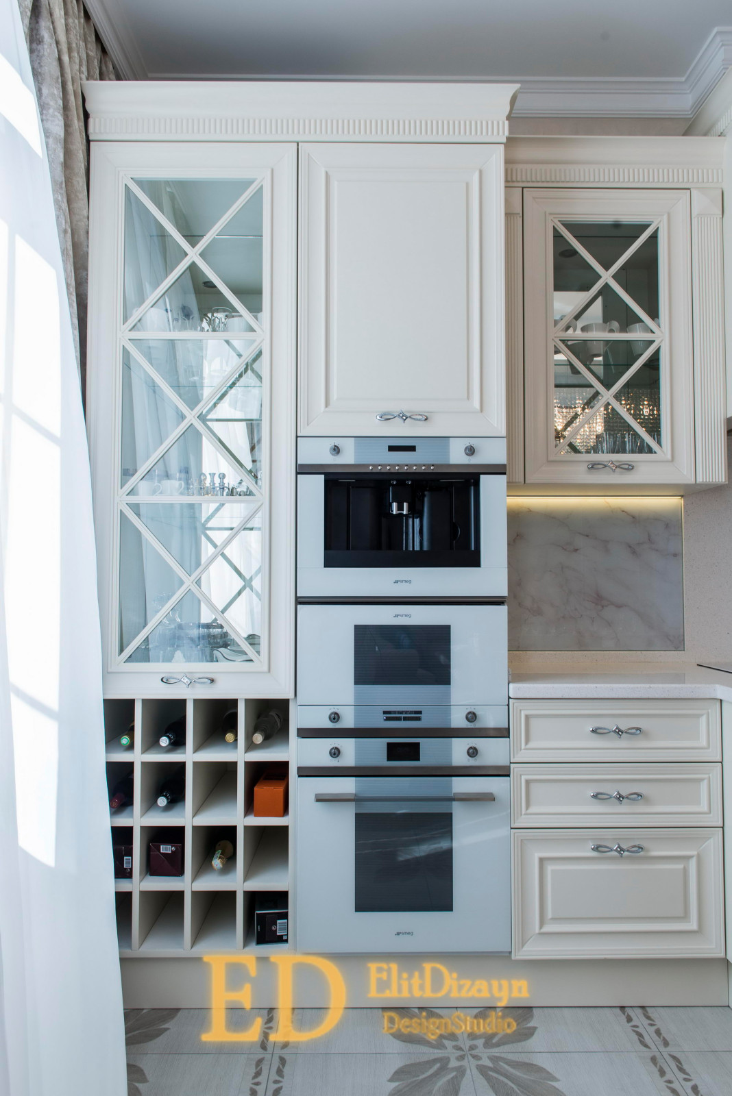 Квартира неоклассика - 3 (кухня)