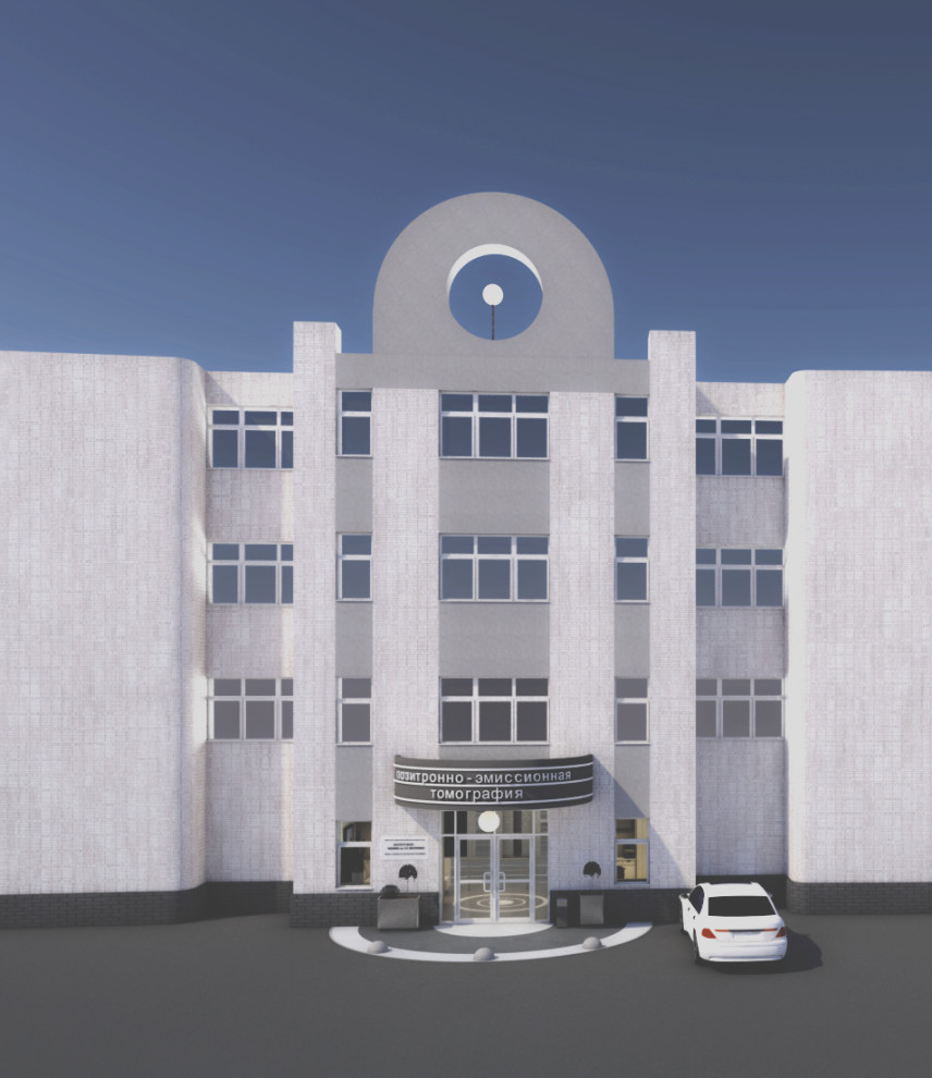 Интерьеры входных групп корпуса ПЭТ-Институт мозга человека им. Н.П. Бехтеревой