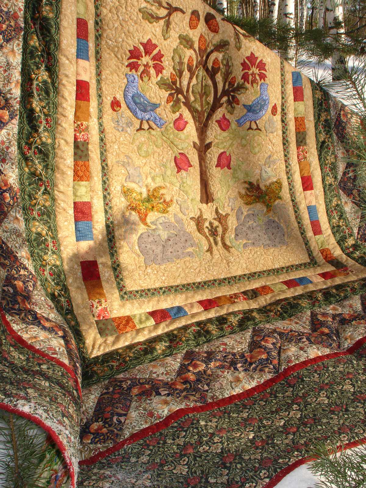 Одеяла в технике пэчворк