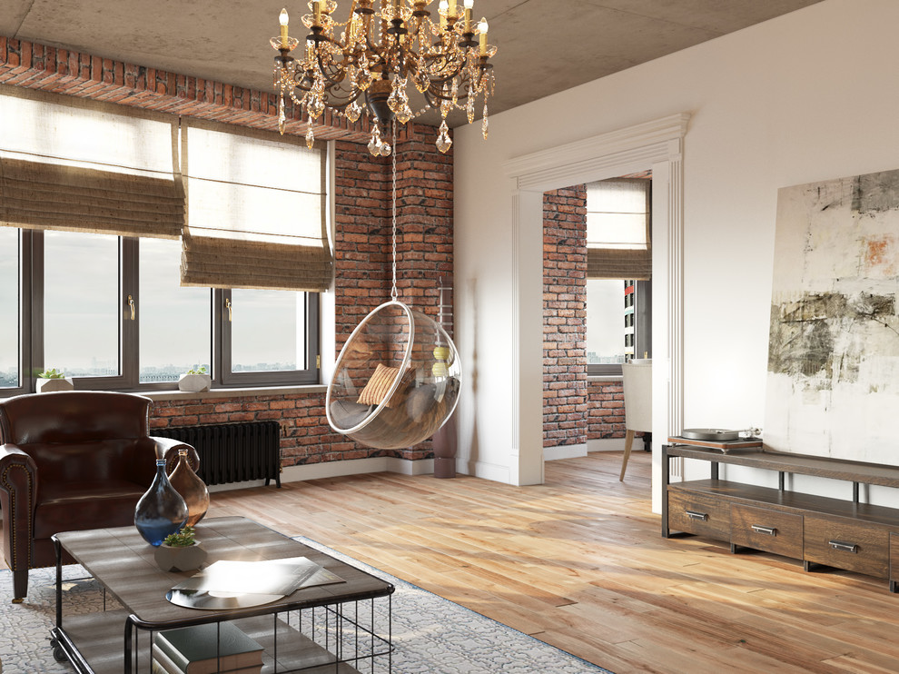 Квартира в стиле ЛОФТ в ЖК Триколор