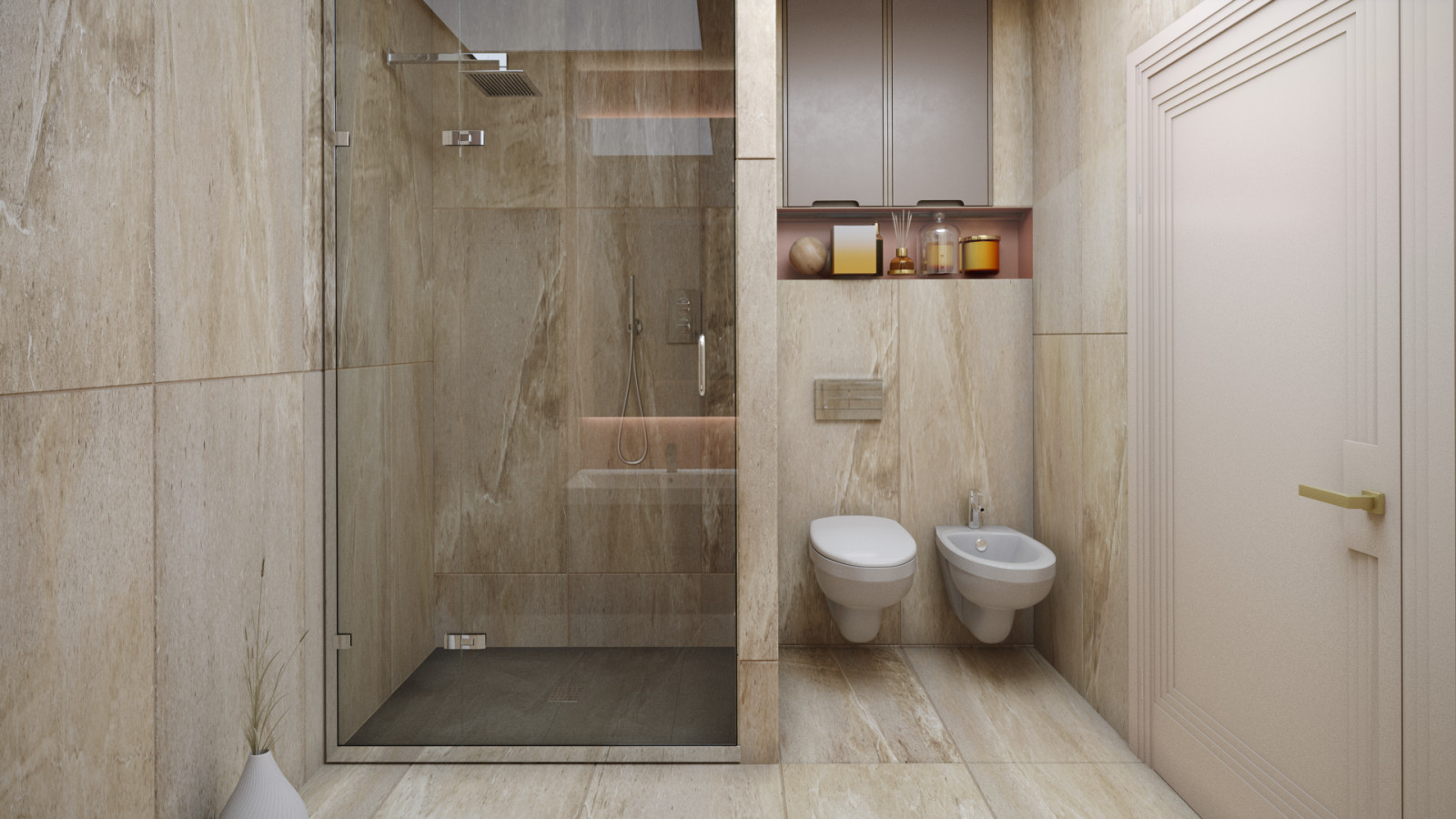 Конкурсный проект с керамогранитом Estima