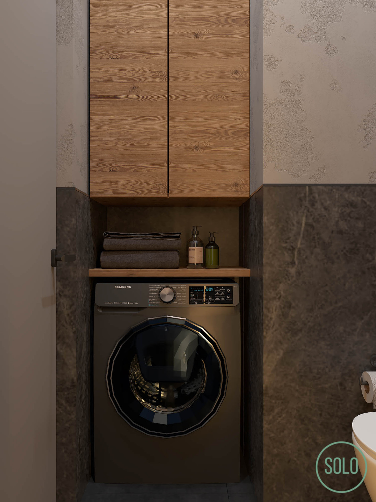 Лофт со спальней на втором уровне