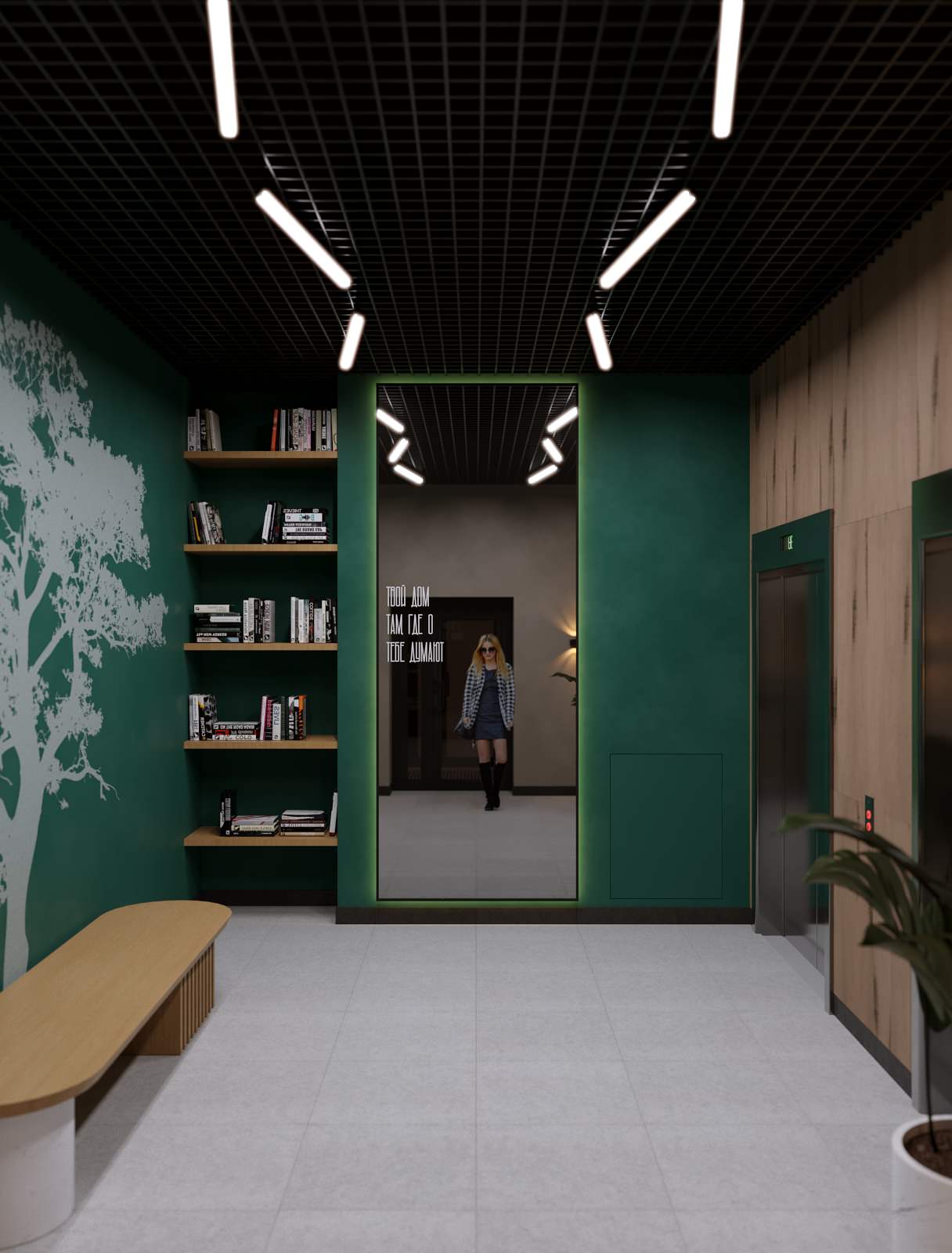 Обложка проекта: Подъезд многоквартирного дома в Твери