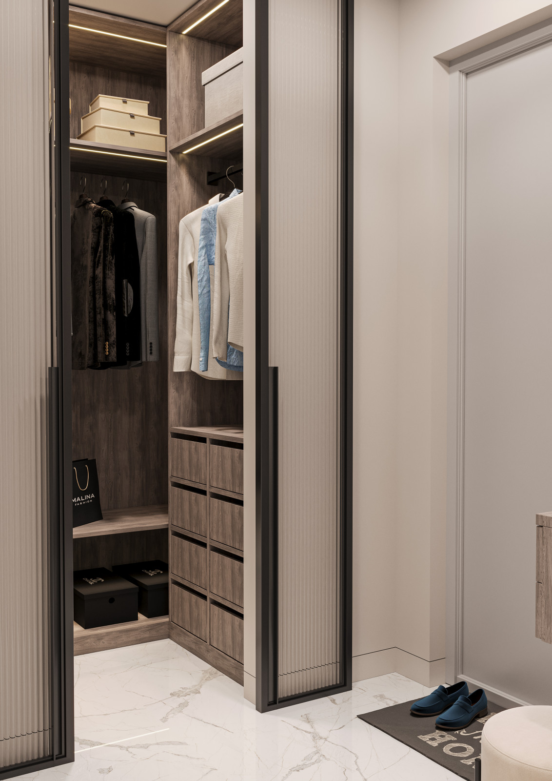 Дизайн проект интерьера  level Нагатинский