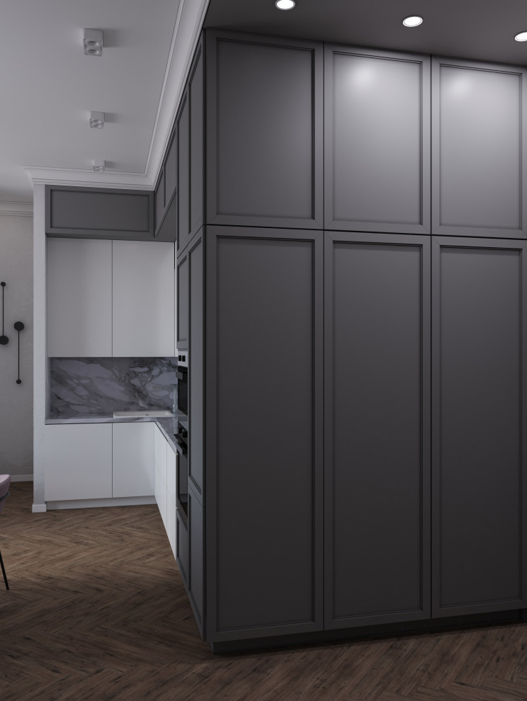 Обложка проекта: ЖК Городские резиденции SPIRES, 70 м²