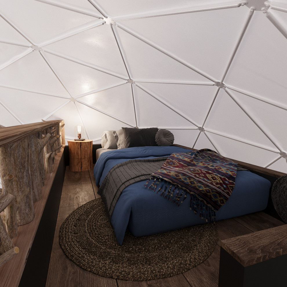 Дизайн-проект глэмпинга на Алтае.