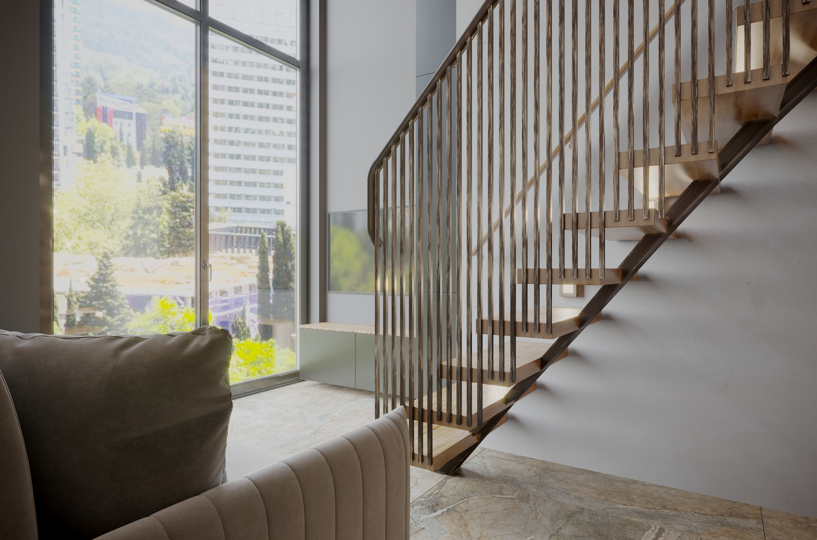 Двухуровневые апартаменты  30 кв.м