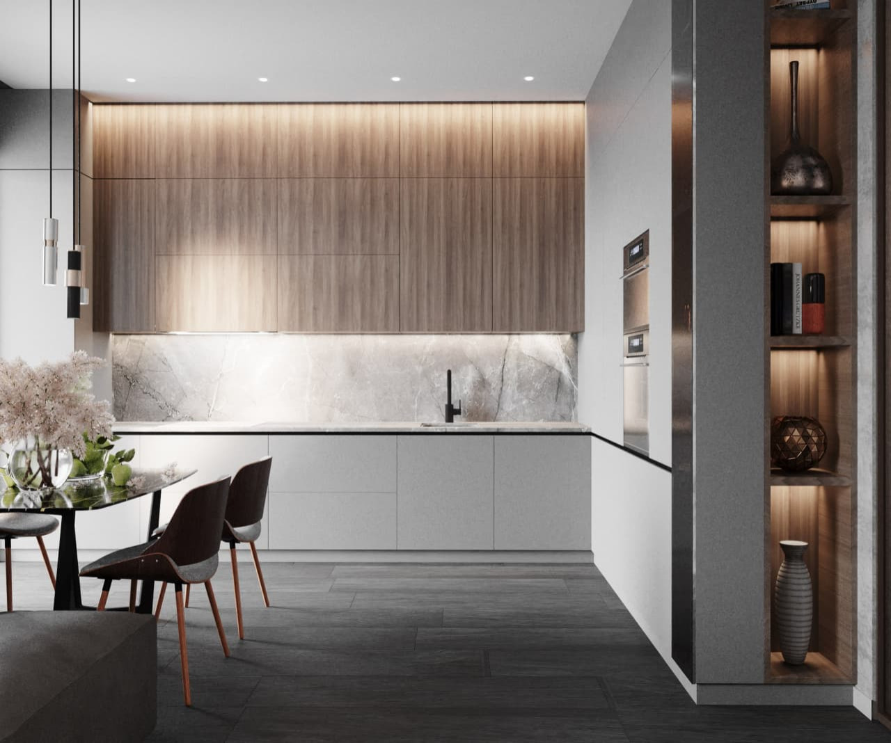 Обложка проекта: Минималистичная квартира в ЖК "Richmond"