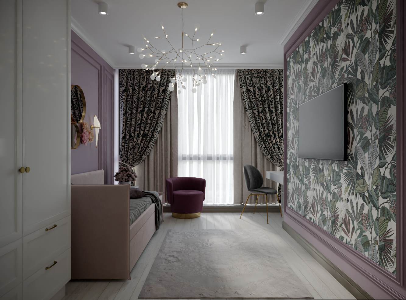 Современная классика. Квартира 115 м.кв