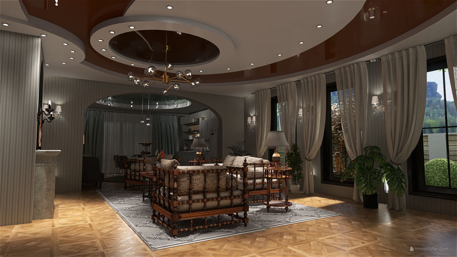 Коттедж 2-эт_ интерьер +экстерьер