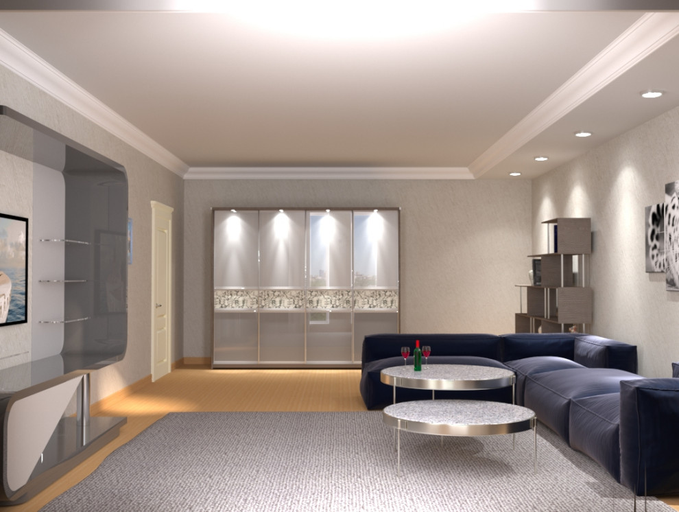 Визуализация Гостиной