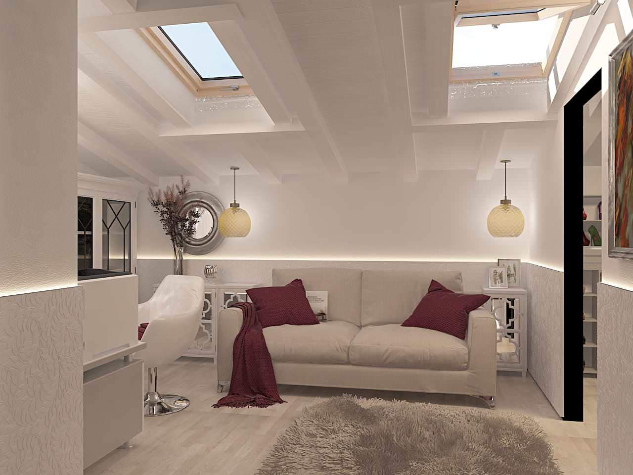 Двухэтажная квартира. Милан, Италия