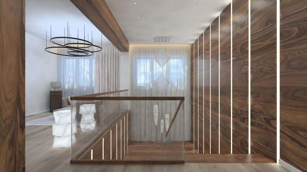 Дизайн интерьера коттеджа “Русская усадьба” 270 кв.м