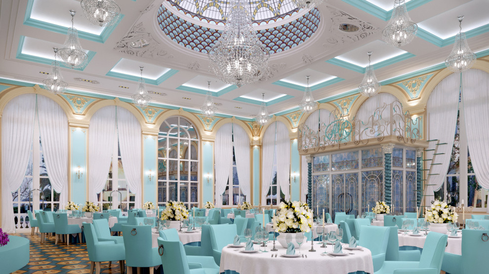 ПРОЕКТ - итальянский павильон , чАСТНЫЙ банкетный зал НА 150 ЧЕЛ