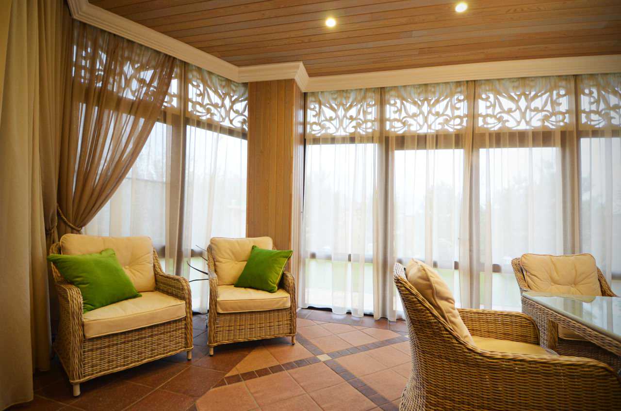 Интерьер летней веранды