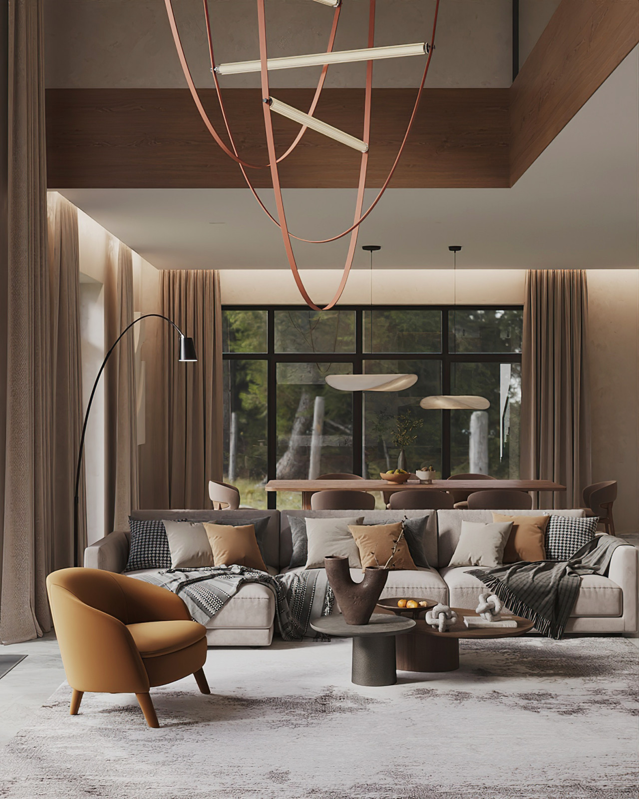 Дизайн интерьера в Образцово - 1 этаж