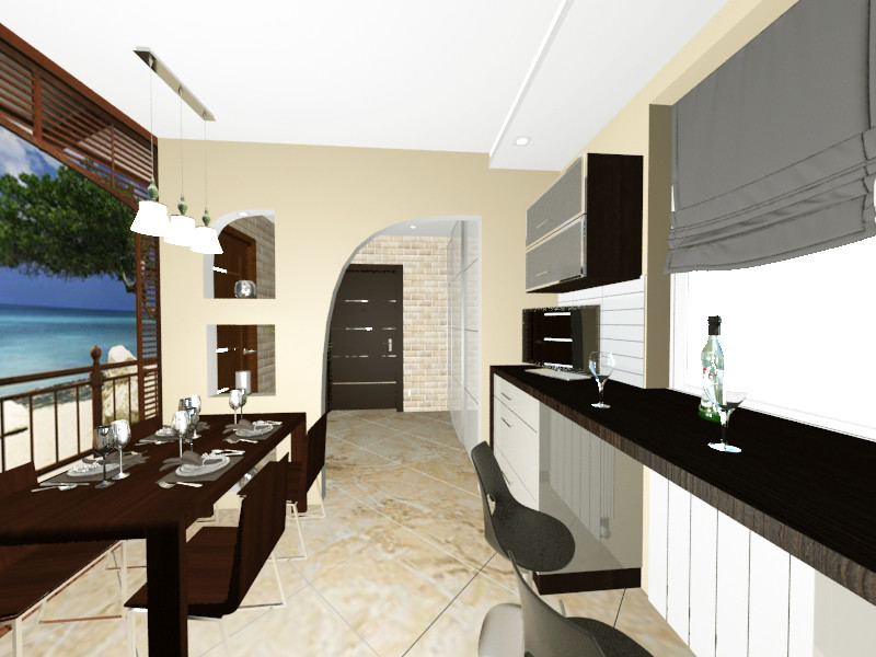 кухня в частном доме