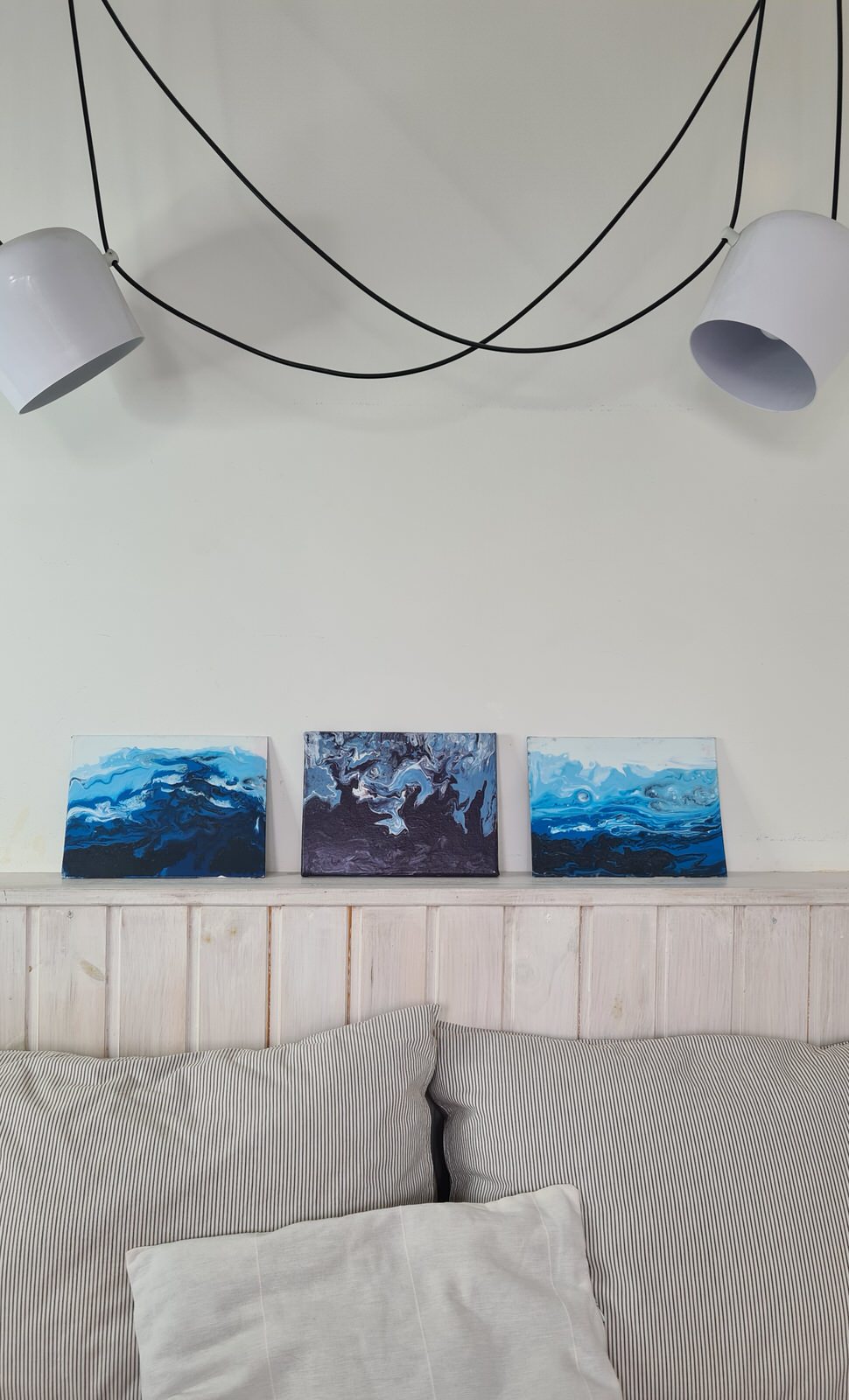 Картина абстракция - дуэт. INSPIRATION