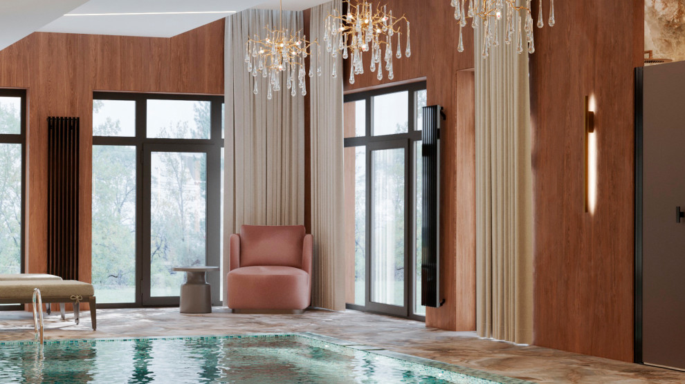 Дизайн-проект частного бассейна