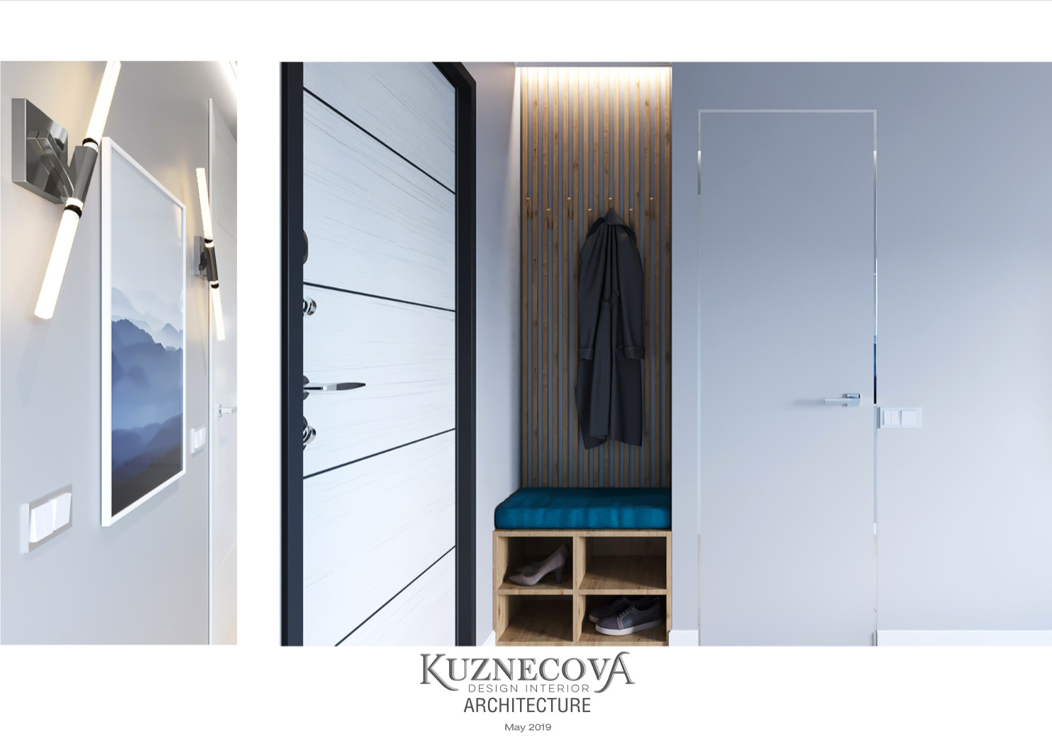 Дизайн проект квартиры 59 кв.м.